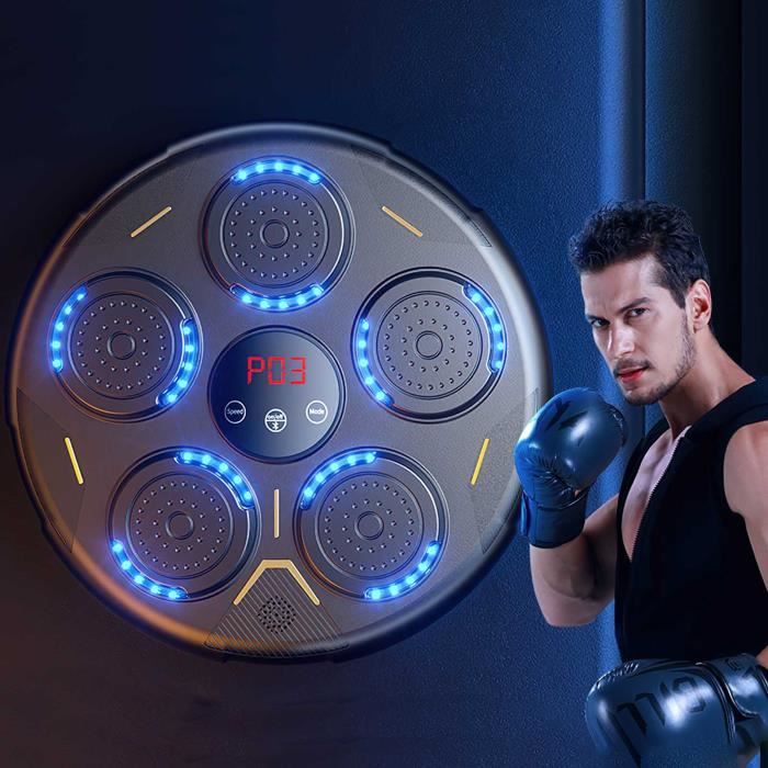 Music boxing machine Mural Bluetooth intelligent 4 réglages de mode  haut-parleur intégré Chargement USB équipement de formation 40cm -  Cdiscount Sport