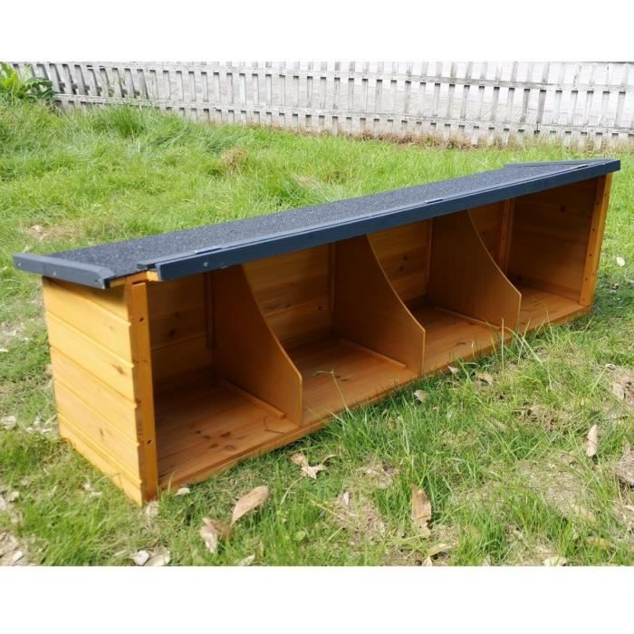 Comparer les prix de Pondoir Supplémentaire Pour Poulailler Bassette Xxl Toit Noir
