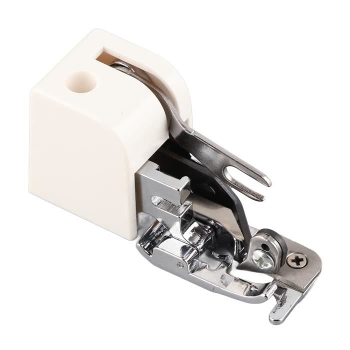 Pied-de-biche Surjeteur Avec Couteau Latéral - Compatible Singer, Feiyue, Juki, Janome - Acier Inoxydable