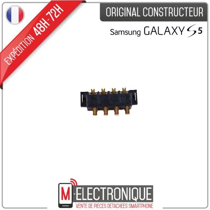 Connecteur Nappe Batterie 4p 2 5mm Original Samsung Galaxy S5 G900 G901 Achat Piece Telephone Pas Cher Avis Et Meilleur Prix Cdiscount