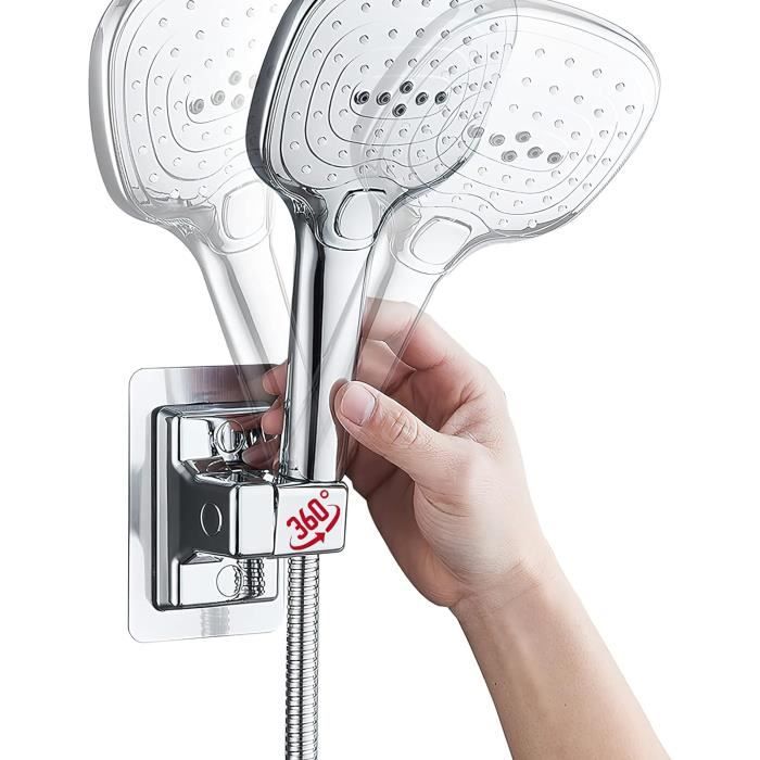 Support De Téléphone De Douche Rotatif à 360° Pour Salle De Bain étanche Avec écran Tactile