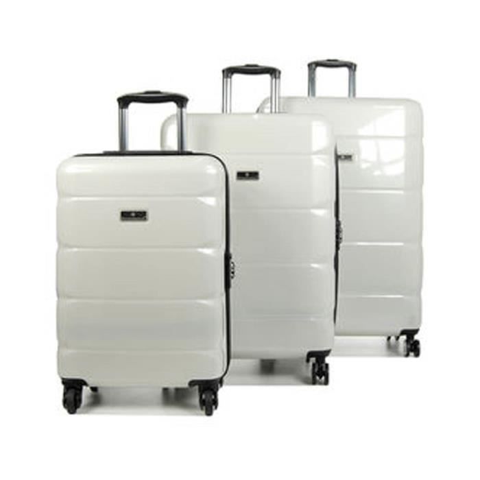 Ensemble 3 Valises Carbone Robust Blanc Achat Vente Set De Valises 2009339353991 Black Friday Le 29 11 Cdiscount