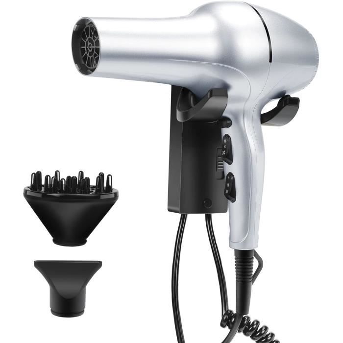 Sèche-Cheveux Professionnel AOWOKE 160 000 Tr/min - Ionique 5 Milliards D'Ions, 4 Températures, Faible Bruit