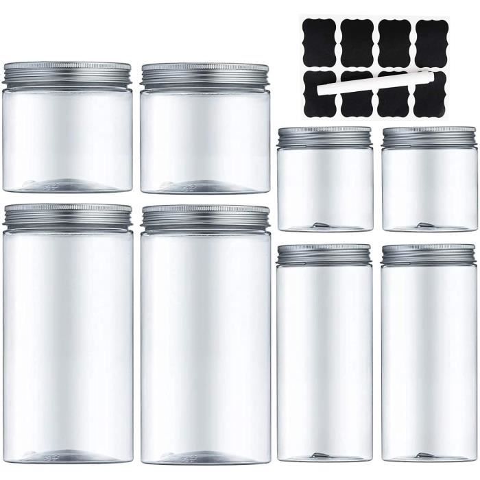 Lot de 6 boîtes de rangement pour la cuisine (2 grands, 2 moyen, 2