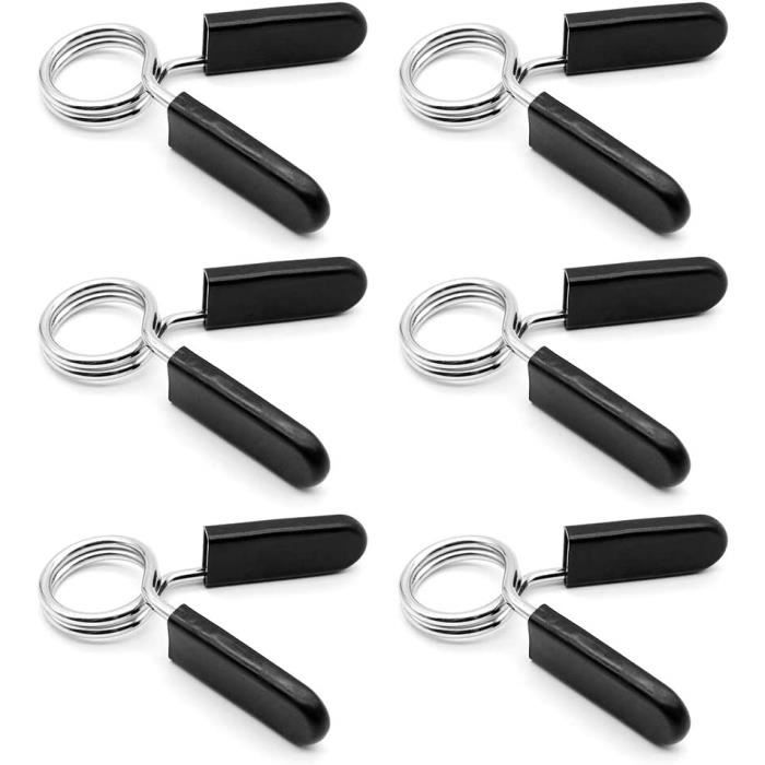 2 pièces pinces de poids de collier d'haltères pinces d'haltères