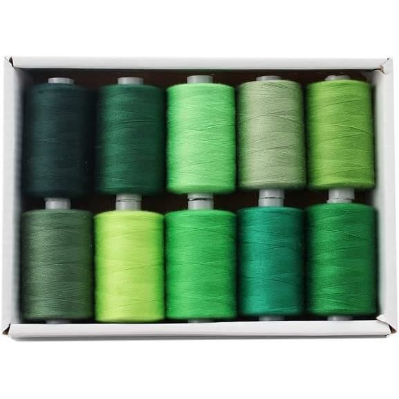 Fil Polyester 402 Fil À Coudre Pour Machine À Coudre Fil Polyester 10 Couleurs Pour ...