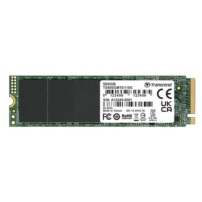 Transcend .2 500 Go PCI Express 3.0 3D NAND NVMe Neuf - vue 6
