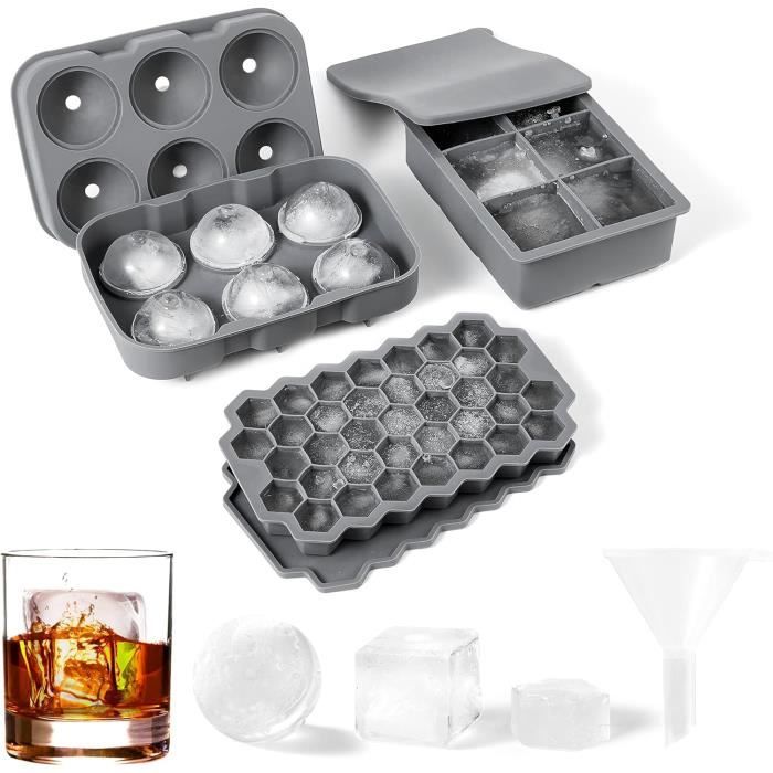 Lot De 3 Moules En Silicone De Noël (élan, Bonhomme De Neige, Sapin) - Pour Bougies, Résine Ou Savon DIY
