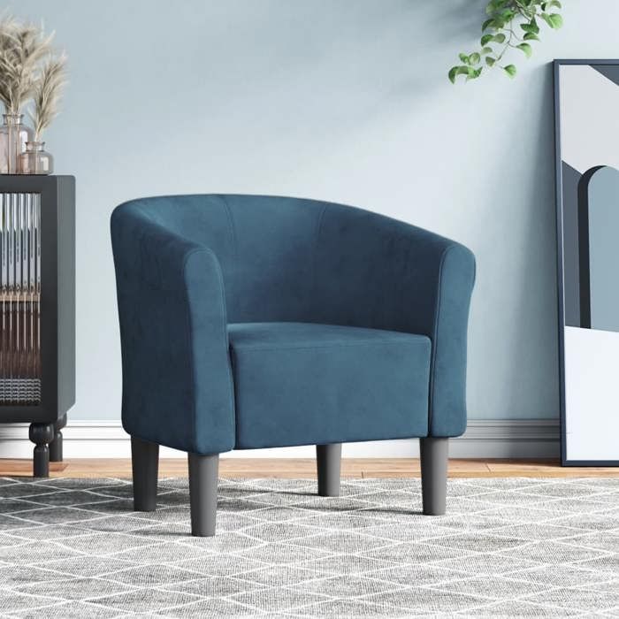vidaXL Fauteuil Cabriolet Chaise avec Accoudoirs Canapé avec Dossier Siège Rembourré Meuble de Salon Chambre Bureau 356445