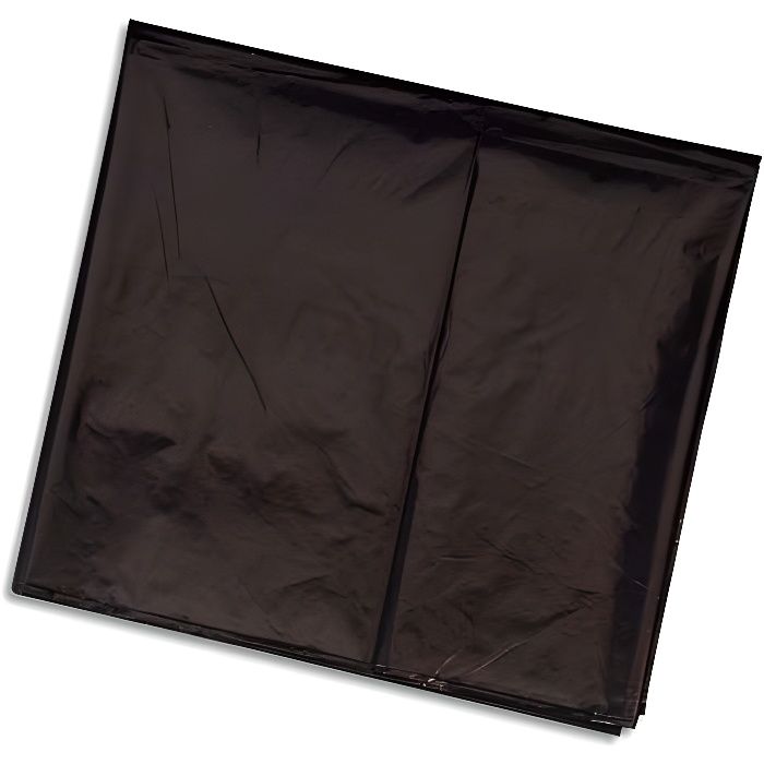 Boite de 100 sacs poubelle 330 litres noir 30 m Cdiscount Au