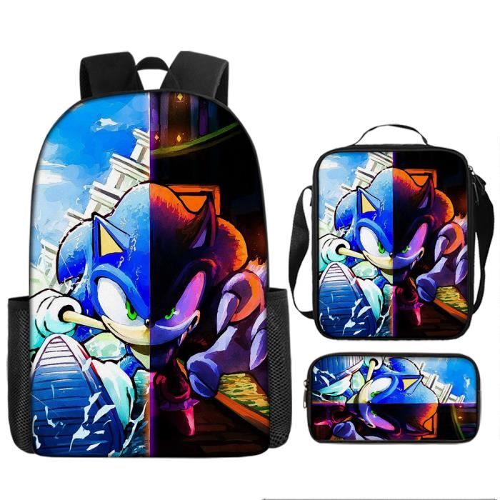 Sac à dos VITATA Motif Sonic Bandoulière Tissu Oxford