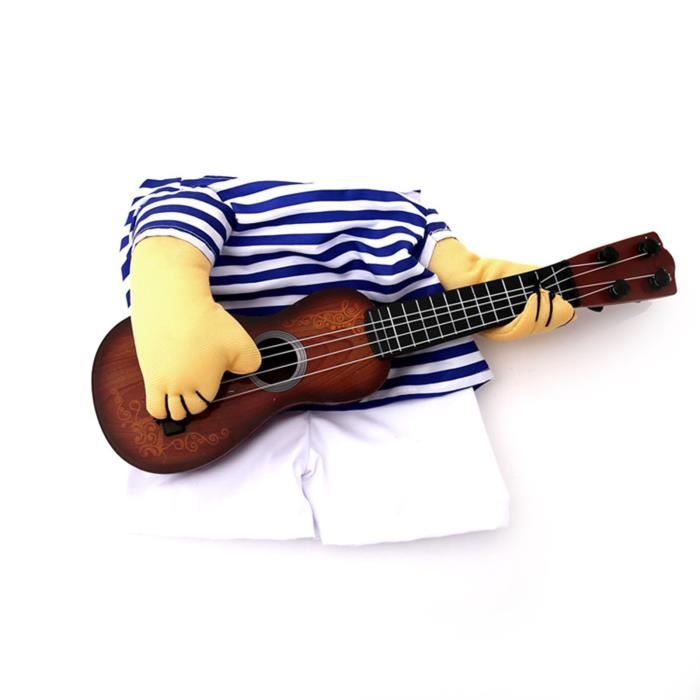 Comparer les prix de Déguisement pour Chien - Vvikizy - Costume Guitare Halloween - Confortable - Plusieurs Tailles - Design Tendance
