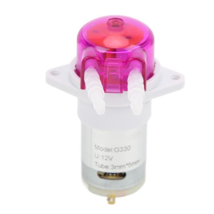 Hililand pompe à tuyau Tête péristaltique de pompe doseuse de 12V 300mA