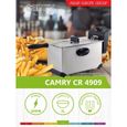 Camry cr4909 Friteuse, 3 liters-1