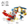 LEGO® Sonic the Hedgehog 76991 L’avion Tornado et l'Atelier de Tails, Jeu de Construction avec 4 Figurines de Personnages-1
