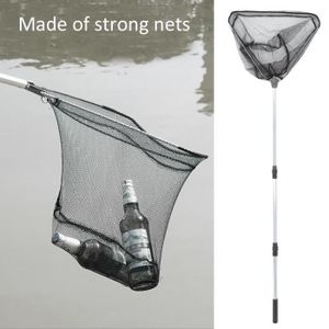 Épuisette De Pêche Télescopique 150 Cm – Pliable, Compacte, En Nylon Durable – Pour Carpe Et Autres Poissons