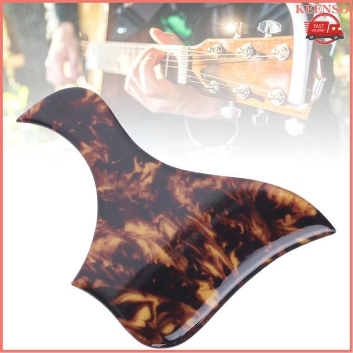 Pickguard de guitare acoustique épais 2 mm auto-adhésif pour guitare de style J200 SJ200 (marron