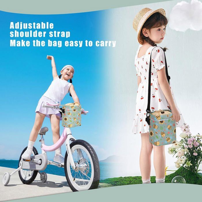 Sacoche Guidon Enfant Local Lion – Avec Bandoulière Amovible, Pour Vélo, Trottinette Ou Tricycle