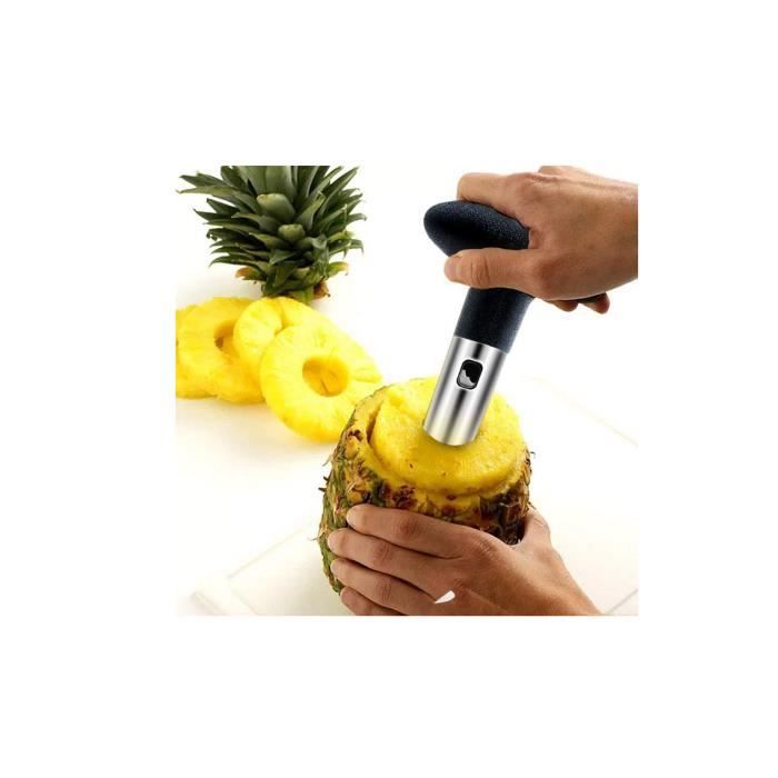 Acheter PDTO Évideur d'ananas en acier inoxydable Éplucheur d'ananas Coupe- ananas Outil de fruits