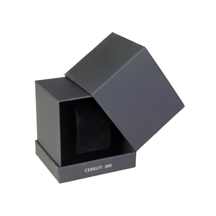 Montre Cerruti pour homme Multifonctions bracelet acier fond noir