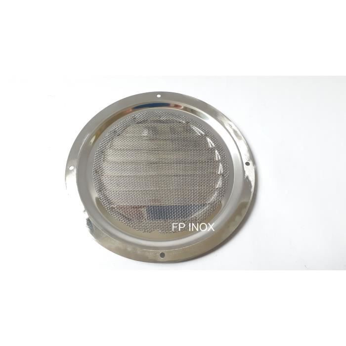 Grille De Ventilation Ronde Inox 150 Mm Avec Moustiquaire - FP INOX - Pour Aération - Neuf - Fabriqué En France