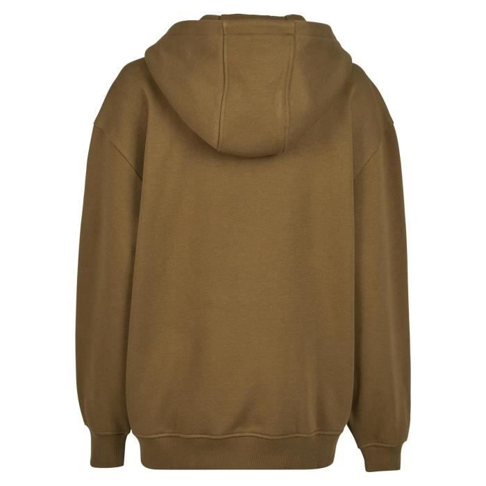 Sweatshirt à capuche zippé oversize femme Urban Classics