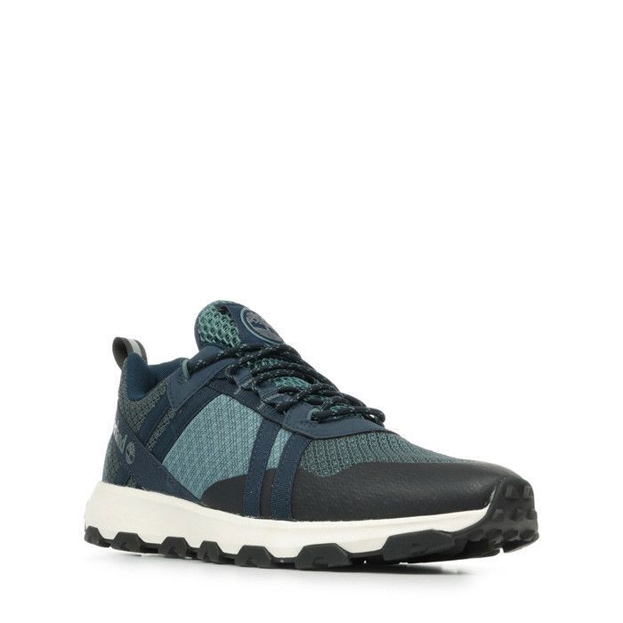 Basket a Lacets Timberland Winsor Trail TIMBERLAND Homme Bleu sombre Plat Cuir Bleu sombre Cdiscount Chaussures