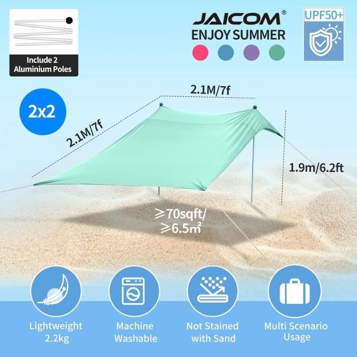 Tente De Plage - Tente Mer, Tente Parasol Plage, Plage Tent, So