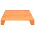 Cadre de lit enfant Simple Confortable Contemporain de palette Marron Bois de pin massif 100 x 200 cm®CICQMS® Structure de lit Solid-2