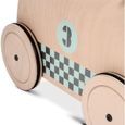 Trotteur Bébé en Bois Design Voiture de Course Marcheur pour Bébés Jouet d'Équilibre pour Enfants avec Roues 47X23X37 cm, Couleur Ve-2