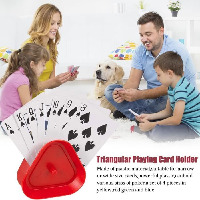 Porte-Cartes à Jouer Support Carte Mains Libres, Support de Poker Debout en  Plastique pour Enfants, Support de Jeu de Carte Poker - Cdiscount Jeux -  Jouets
