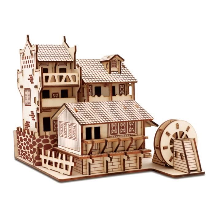 Source En gros 3D Bricolage Cerveau Teaser 3D Jouet Woodcraft Kit de  Construction puzzles de Fantaisie Villa on m.alibaba.com