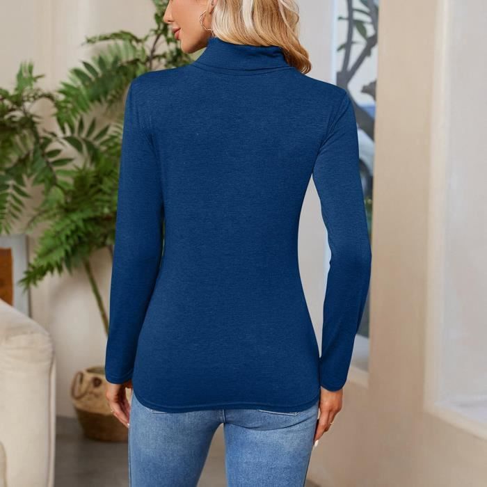 T shirt par online dessus manche longue femme