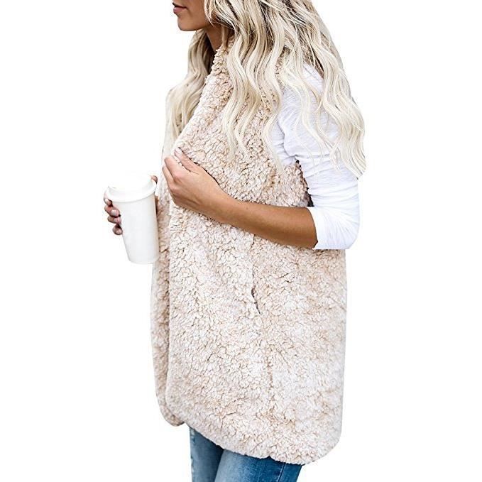 Veste Sans Manches Femme Grande Taille - Coupe-vent Léger Avec Capuche Et Cordon - Polyester