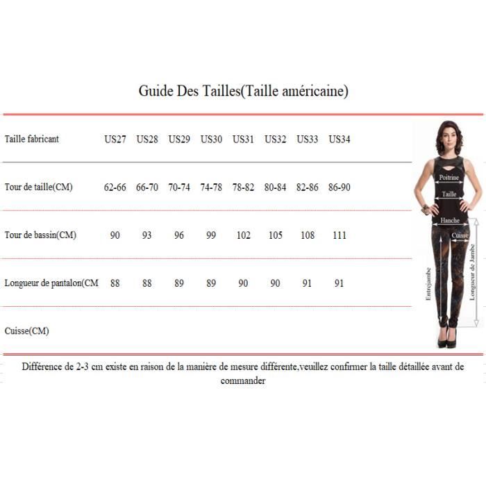 Pantalon Femme Casual Coupe Droite Taille Haute Taille elastique