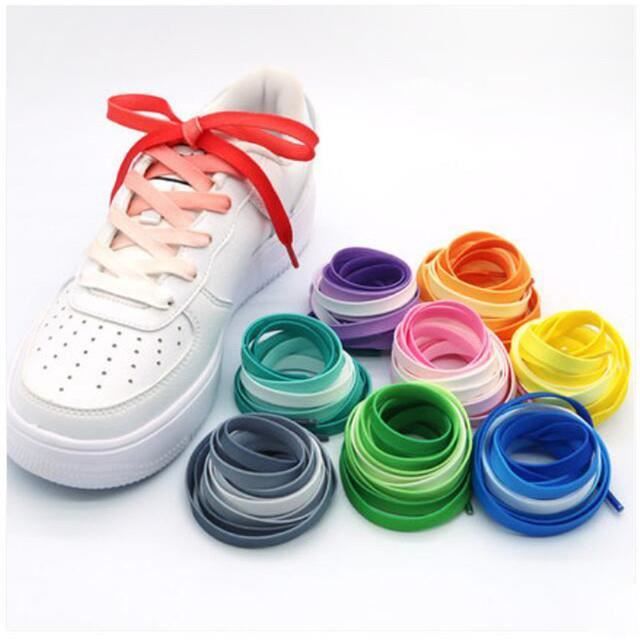 LACET DE CHAUSSURE Violet Lacets lumineux degrades pour adultes et enfants lacets blancs unisexes pour chaussures cordes decontra Cdiscount Chaussures