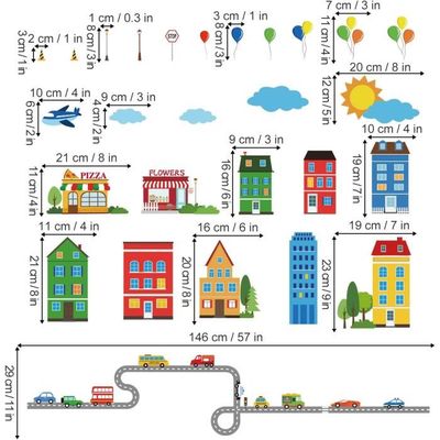 Runtoo Autocollants Muraux Pour Enfants, Chambre D'enfant, Garçon, Salle De Jeux