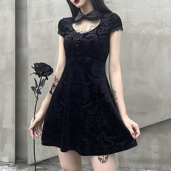 Vetement punk best sale femme pas cher