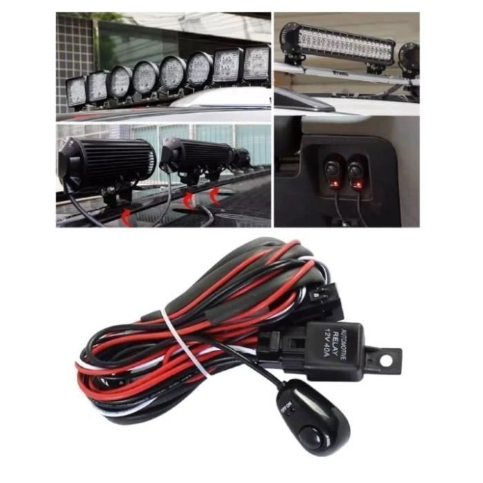 Safego Faisceau Electrique Avec Relais Et Interrupteur, Faisceau Safego Faisceau Electrique Avec Relais Et Interrupteur, Faisceau