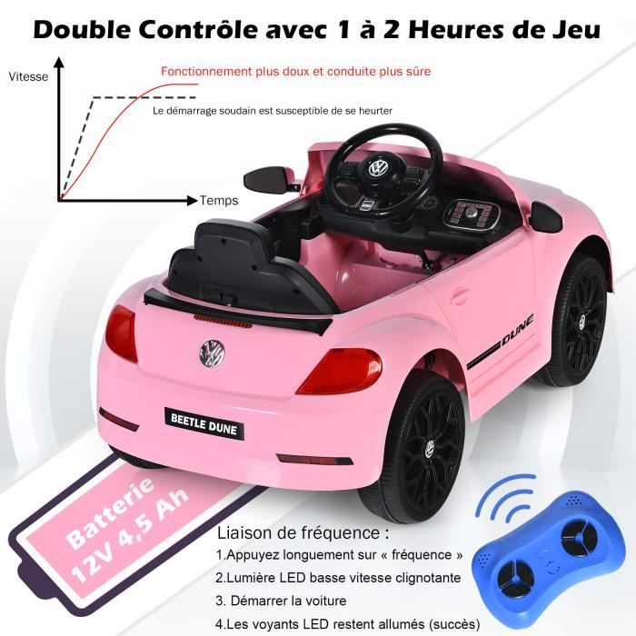 ROSE -Jouet de montre la voiture lumineuse électrique