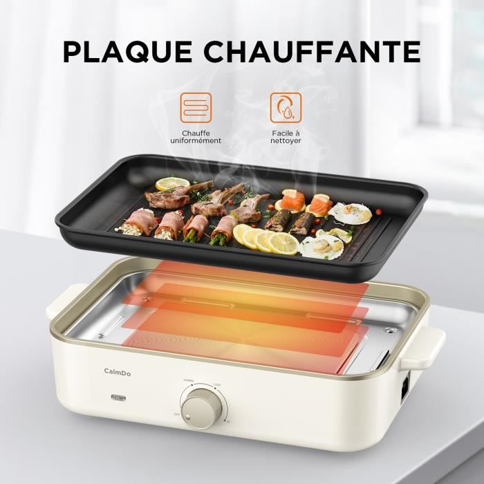 Chauffe-plat électrique intégré multifonctionnel, marmite domestique,  chaudron électrique, poêle à frire, cuisson - AliExpress