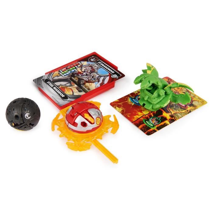 Pack Inicial Bakugan BTB 3 Piezas - Incluye 2 Bakugan, 1 Ultra, BakuCores Y Tarjetas, Ideal Para Niños +6 Años