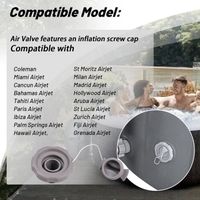 Bouchon De Valve En Spirale Pour Spa Gonflable - Compatible Lay-Z-Spa, P05767 - Étancher Les Fuites D'Air - 4