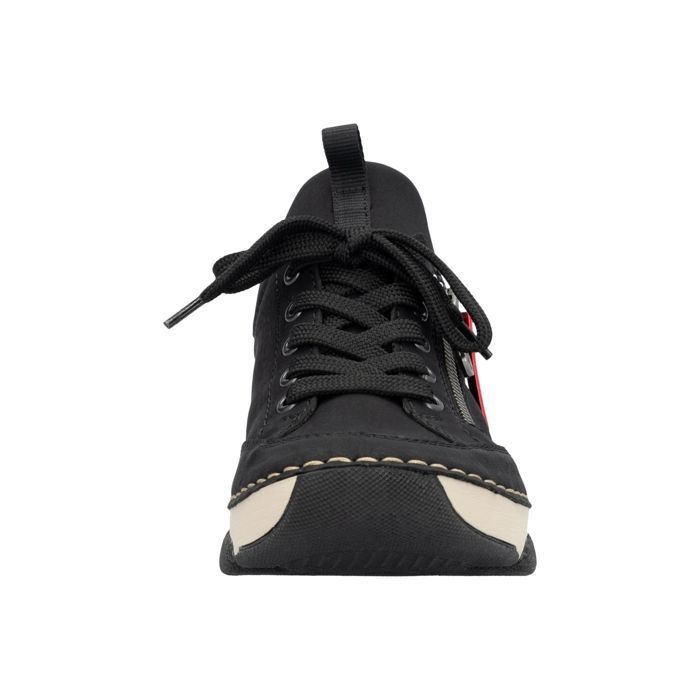 Rieker Chaussures Pour Femmes 57173-03 - Vernis Noir | Livraison