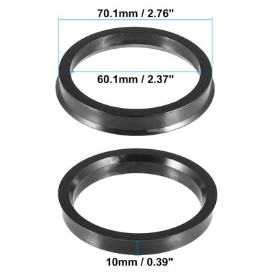 Bagues De Centrage 73,1 Mm – Pour Jantes Aluminium, éviter Les Vibrations