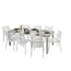 Grosfillex Alon De Jardin Sunday Table Lin Blanc Glacier 8