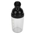 ESTINK bouteille de vinaigrette Shaker à vinaigrette 200 ml sans BPA pour éviter les fuites pot à vinaigrette avec couvercle pour-0