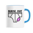 Mug en Céramique "Burne Out" - Tasse originale en céramique - Confectionné en France-0