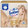 LOTUS BABY Natural Touch - Couches taille 2 (3-6 kg) 56 couches-0