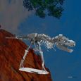 T-Rex à construire en feuilles métalliques - Metal Earth-0